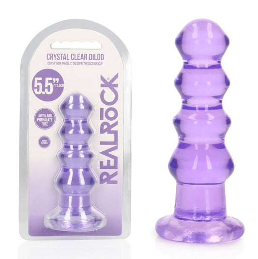 REALROCK 14 cm Curvy Anal Plug - 14 cm (4.5'') Butt Plug - Pleasure Den