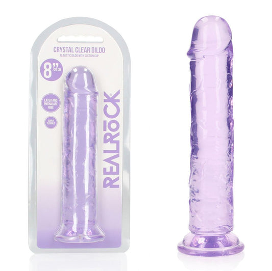 REALROCK 20 cm Straight Dildo - 20 cm (8'') Dong - Pleasure Den