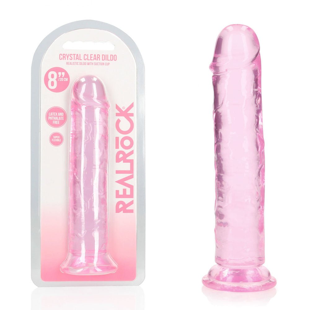 REALROCK 20 cm Straight Dildo - 20 cm (8'') Dong - Pleasure Den
