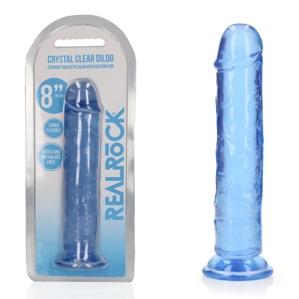 REALROCK 20 cm Straight Dildo - 20 cm (8'') Dong - Pleasure Den