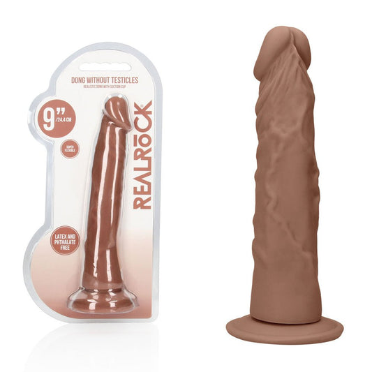 REALROCK 9'' Realistic Dildo - Tan - Tan 22.9 cm Dong - Pleasure Den