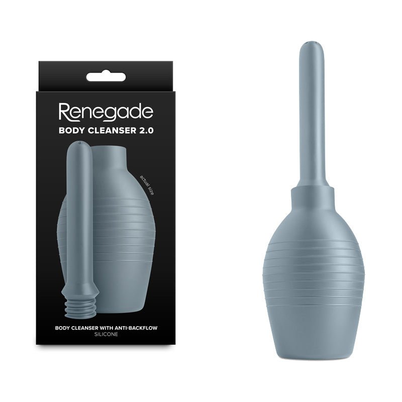 Renegade Body Cleanser 2.0 - Grey - Grey Unisex Douche - Pleasure Den