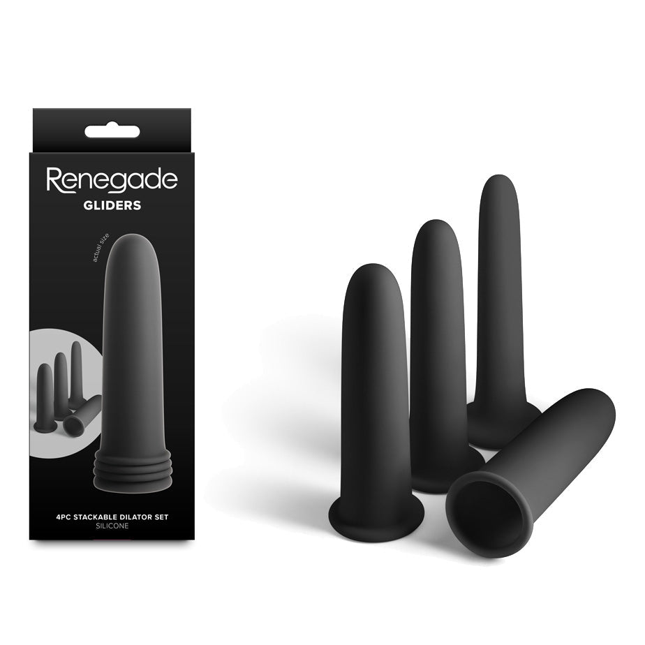 Renegade Gliders - Anal Dilators - Set of 4 - Pleasure Den
