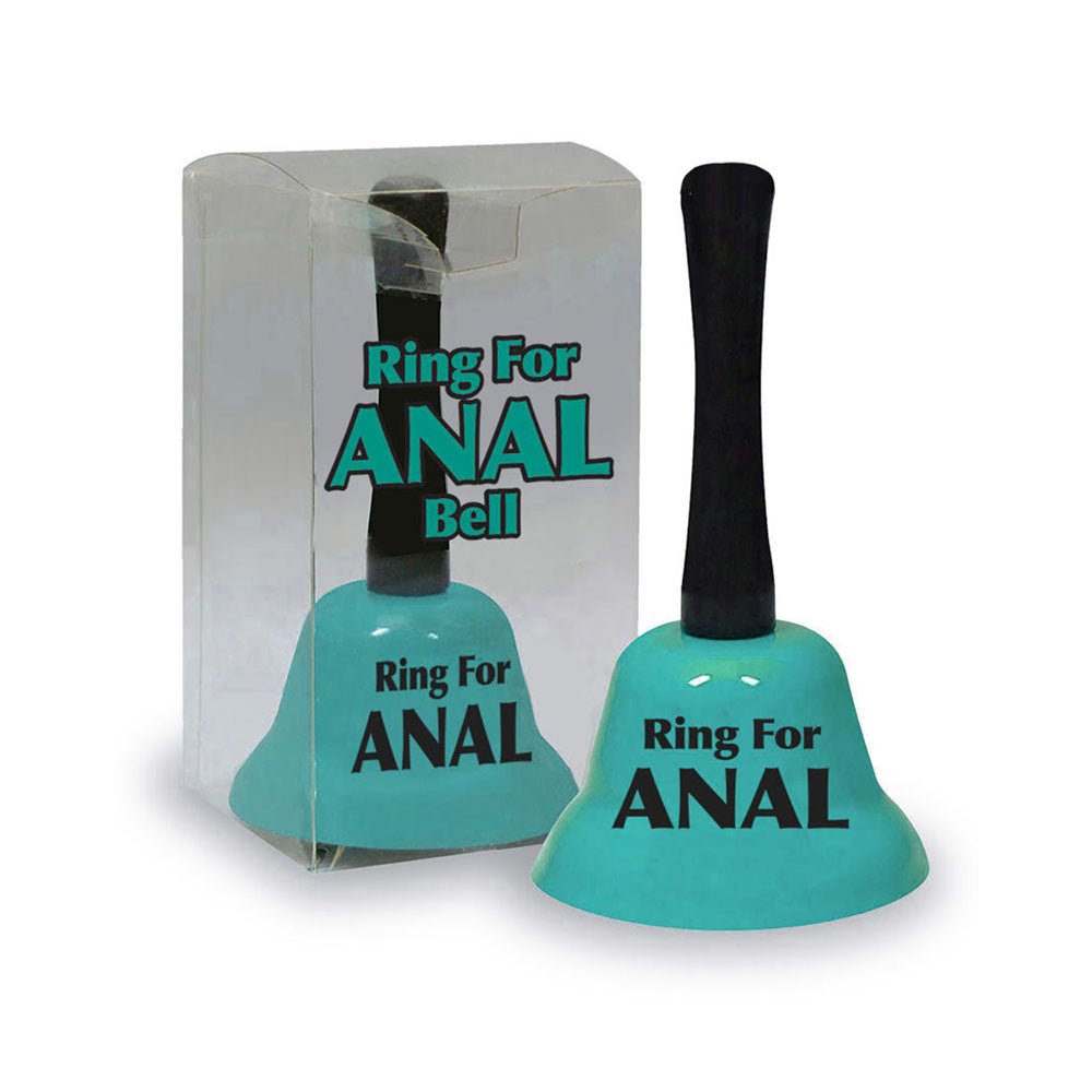 Ring For Anal Bell - Teal Novelty Bell - Pleasure Den