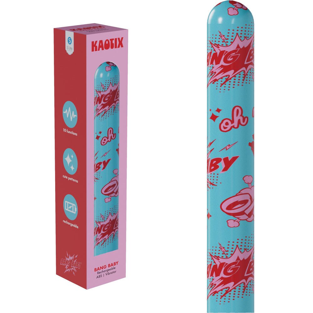 S-LINE Kaotix Bang Baby - 17.8 cm USB Rechargeable Vibrator - Pleasure Den