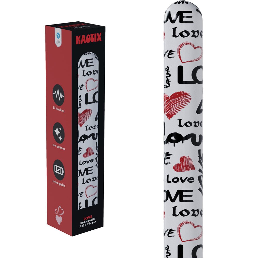 S-LINE Kaotix Love - 17.8 cm USB Rechargeable Vibrator - Pleasure Den