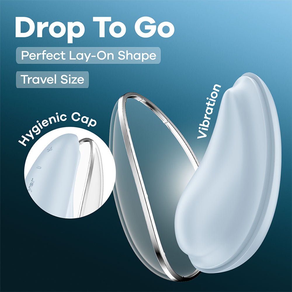 Satisfyer Drop To Go - USB Rechargeable Clitoral Stimulator - Pleasure Den