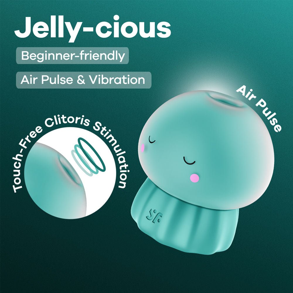 Satisfyer Jelly-cious - USB Rechargeable Air Pulse Stimulator - Pleasure Den