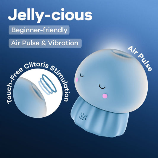 Satisfyer Jelly-cious - USB Rechargeable Air Pulse Stimulator - Pleasure Den