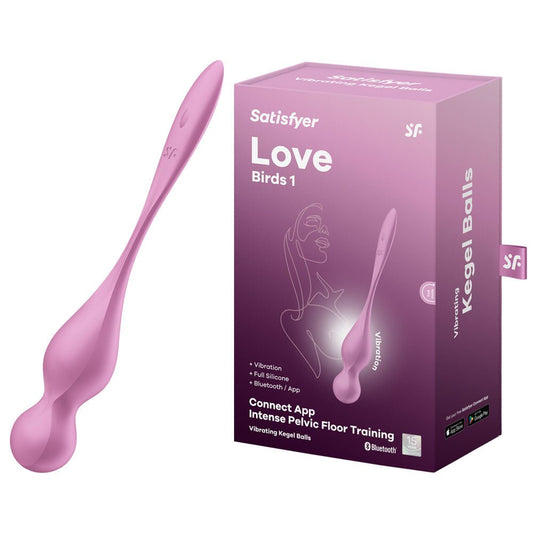 Satisfyer Love Birds 1 - USB Rechargeable Pelvic Floor Trainer with App Control - Pleasure Den