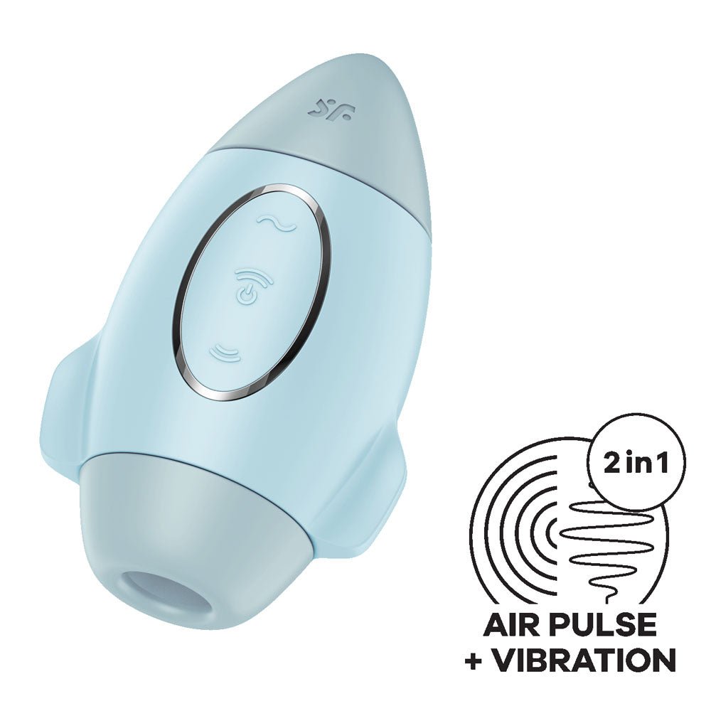 Satisfyer Mission Control - USB Rechargeable Vibrating Air Pulse Stimulator - Pleasure Den