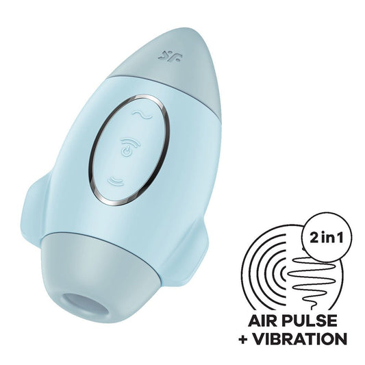 Satisfyer Mission Control - USB Rechargeable Vibrating Air Pulse Stimulator - Pleasure Den