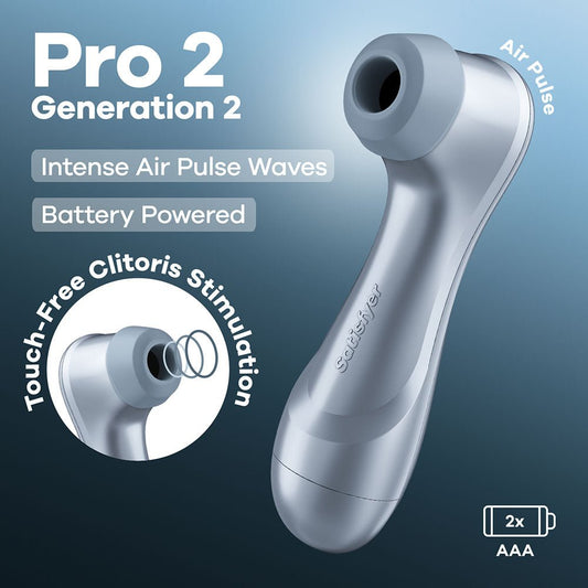 Satisfyer Pro 2 - Battery Series - Touch-Free Clitoral Stimulator - Pleasure Den