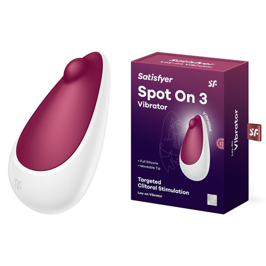 Satisfyer Spot On 3 - Berry USB Rechargeable Stimulator - Pleasure Den