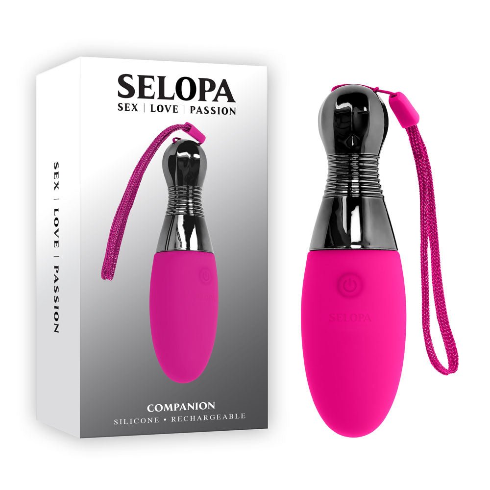 Selopa COMPANION - 11.9 cm USB Rechargeable Vibrating Egg - Pleasure Den