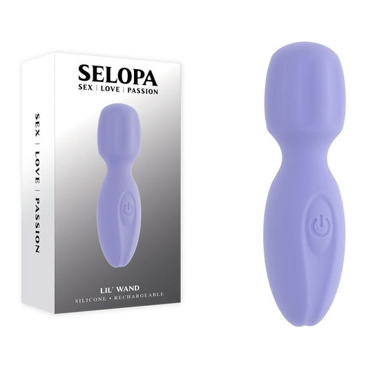 Selopa LIL' WAND - 11 cm USB Rechargeable Massage Wand - Pleasure Den