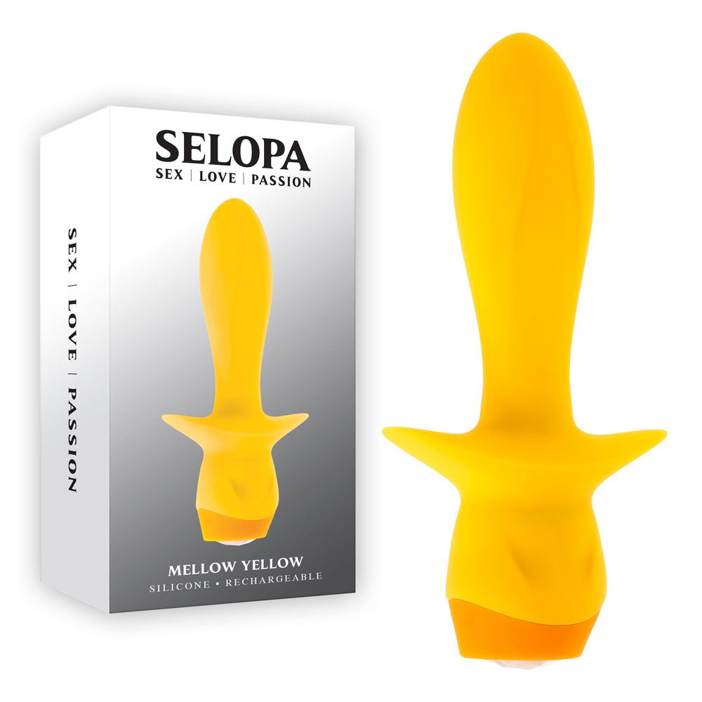 Selopa MELLOW - 13.5 cm USB Rechargeable Vibrating Anal Plug - Pleasure Den
