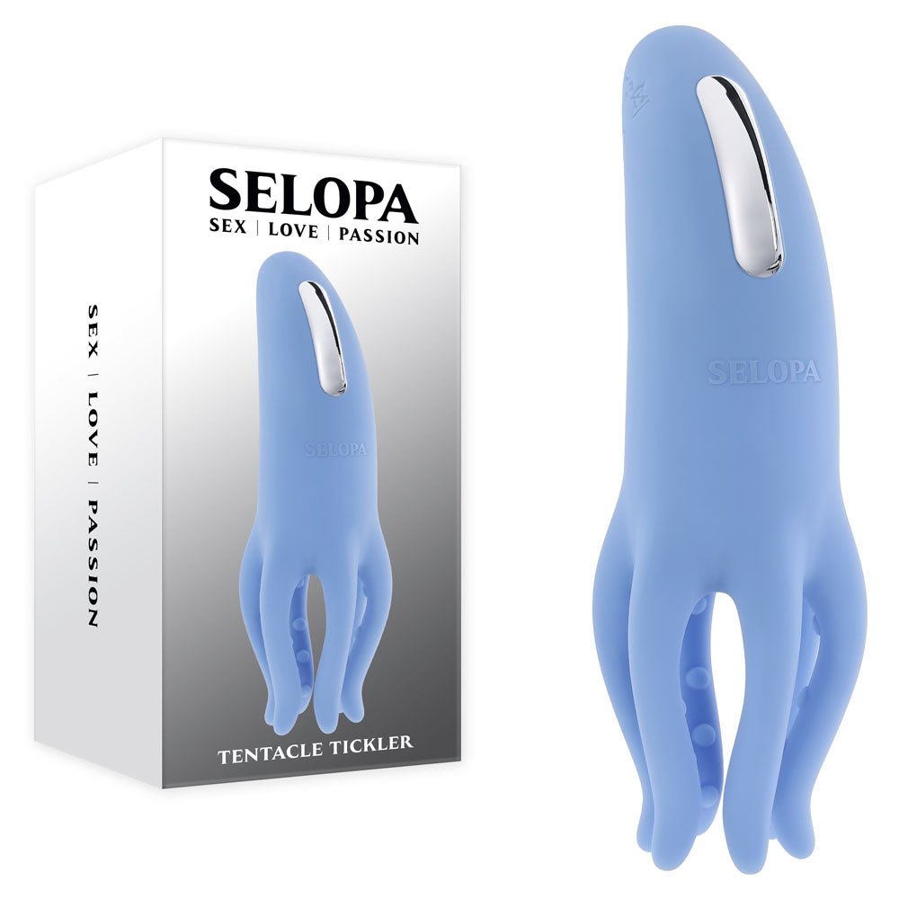 Selopa TENTACLE TICKLER - USB Rechargeable Vibrating Stimulator - Pleasure Den