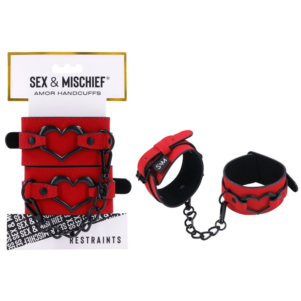 Sex & Mischief Amor Handcuffs - Restraints - Pleasure Den