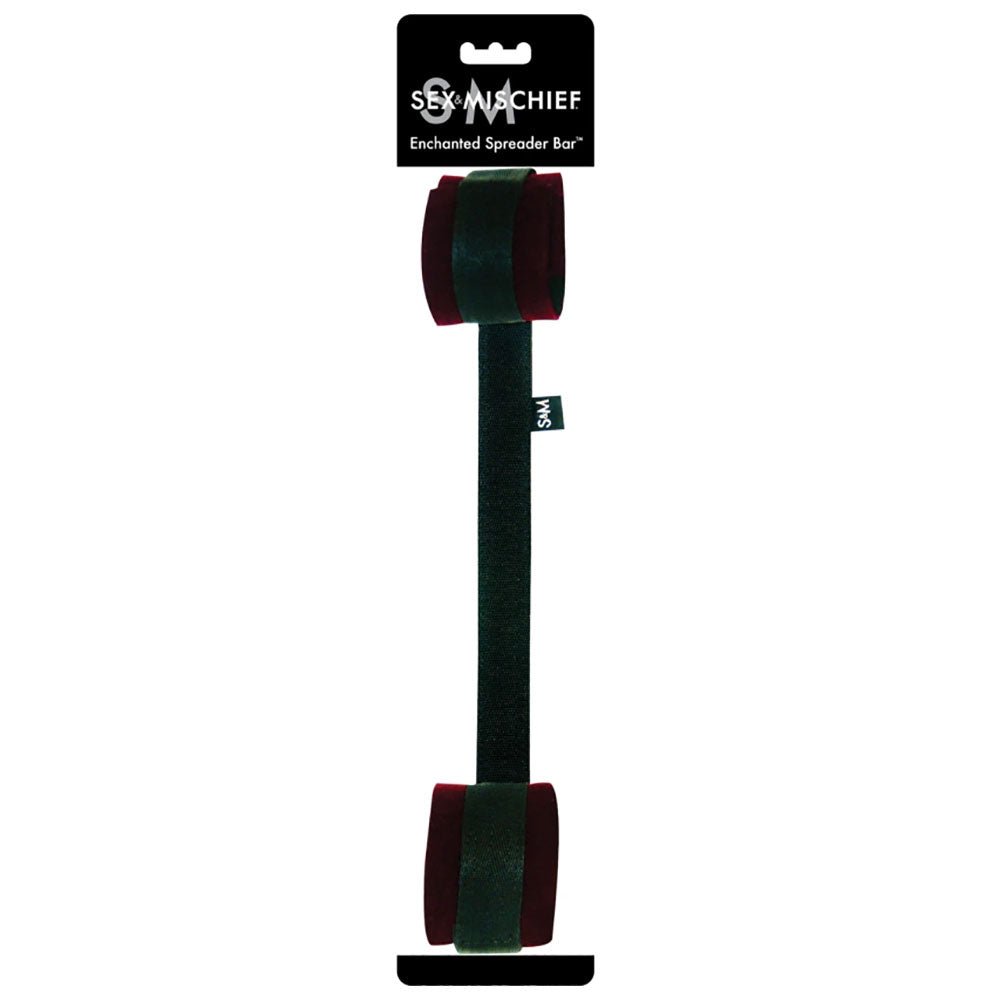 Sex & Mischief Enchanted Spreader Bar - /Red Restraints - Pleasure Den