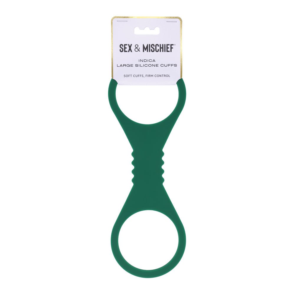 Sex & Mischief Indica Large Silicone Cuffs - Large Restraints - Pleasure Den
