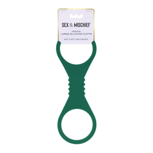 Sex & Mischief Indica Large Silicone Cuffs - Large Restraints - Pleasure Den