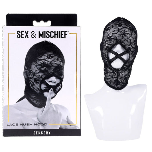 Sex & Mischief Lace Hush Hood - Hood - Pleasure Den