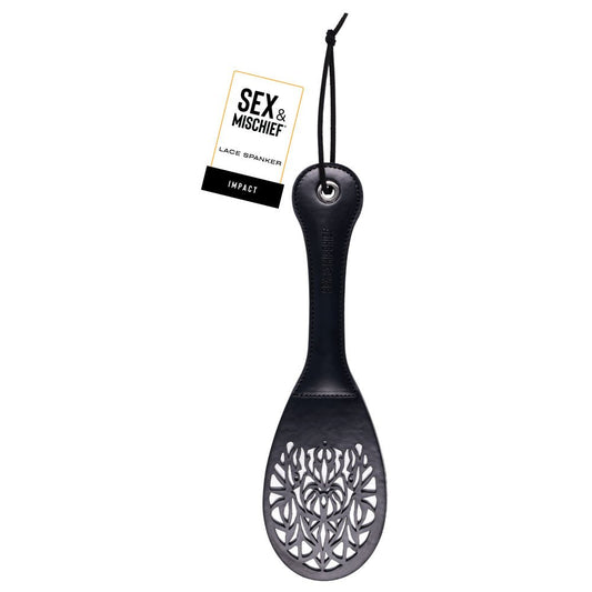 Sex & Mischief Lace Spanker - Spanking Paddle - Pleasure Den