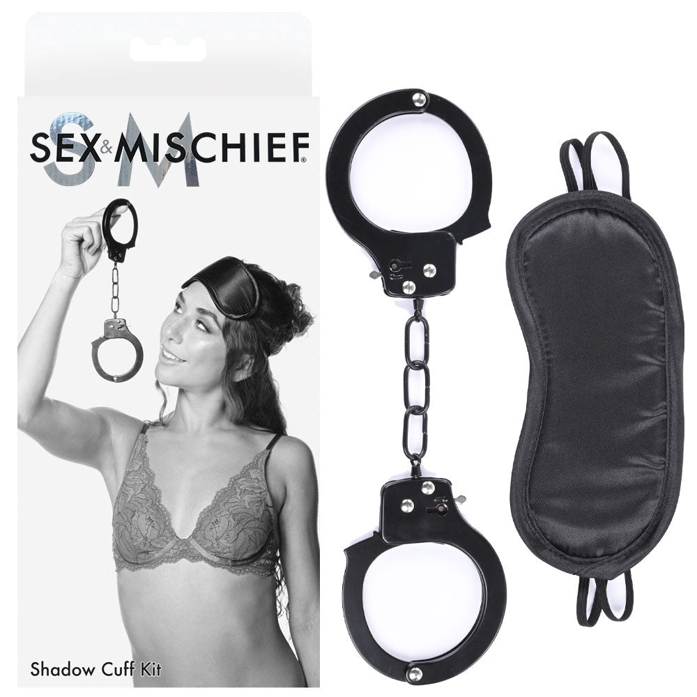 Sex & Mischief Shadow Cuff Kit - 2 Piece Set - Pleasure Den