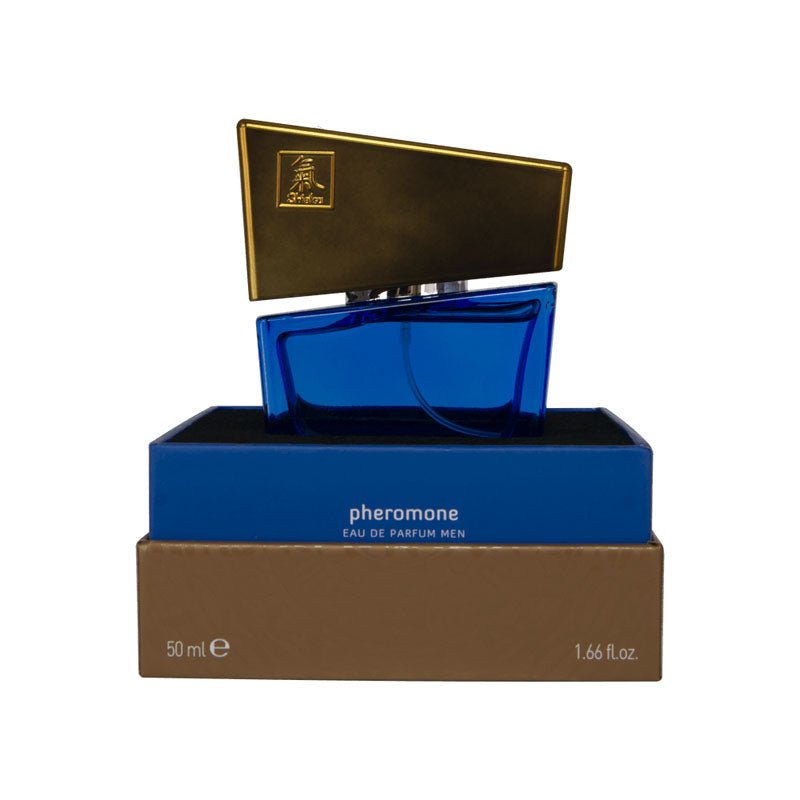 Shiatsu Pheromone Eau De Parfum Men - Dark - Pheromone Fragrance for Men - 50 ml - Pleasure Den