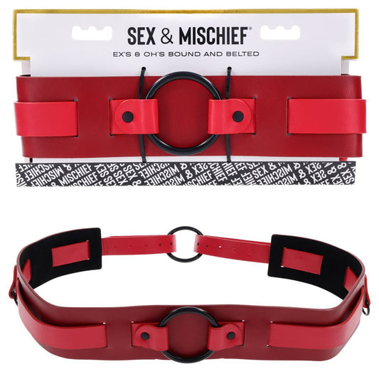 S&M Exs & Ohs Bound and Belted - Bondage Belt - Pleasure Den