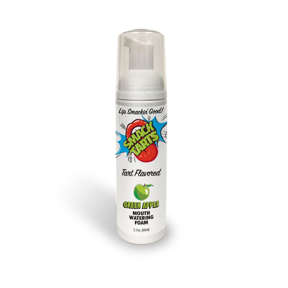 Smack Tarts Mouthwatering Foam - Green Apple - Sour Green Apple Flavoured - 80 ml Bottle - Pleasure Den