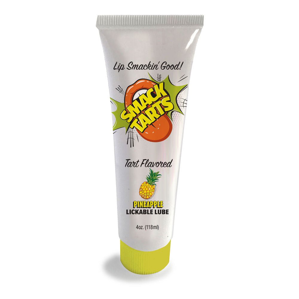 Smack Tarts - Sour Pineapple - Sour Pineapple Flavoured Lubricant - 120 ml Tube - Pleasure Den