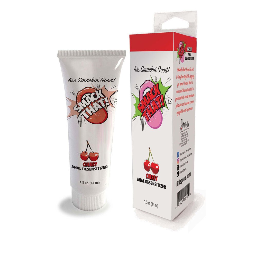 Smack That! Anal Desensitiser - Cherry - Cherry Flavoured Anal Desensitiser - 44 ml Tube - Pleasure Den