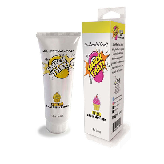 Smack That! Anal Desensitiser - Cupcake - Cupcake Flavoured Anal Desensitiser - 44 ml Tube - Pleasure Den