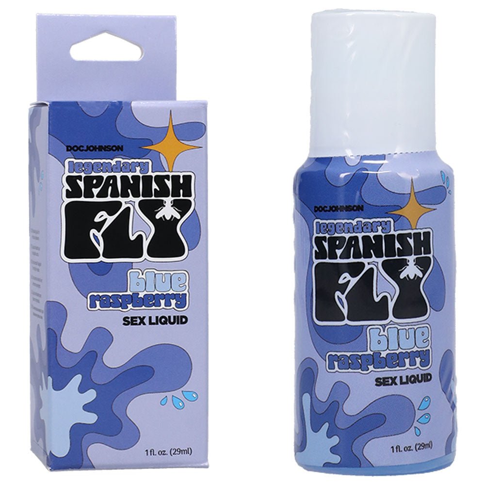 Spanish Fly Sex Liquid - Blue Raspberry - Aphrodisiac Enhancer - 29 ml Bottle - Pleasure Den