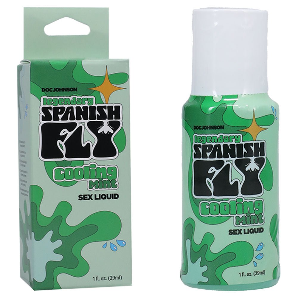 Spanish Fly Sex Liquid - Cooling Mint - Aphrodisiac Enhancer - 29 ml Bottle - Pleasure Den