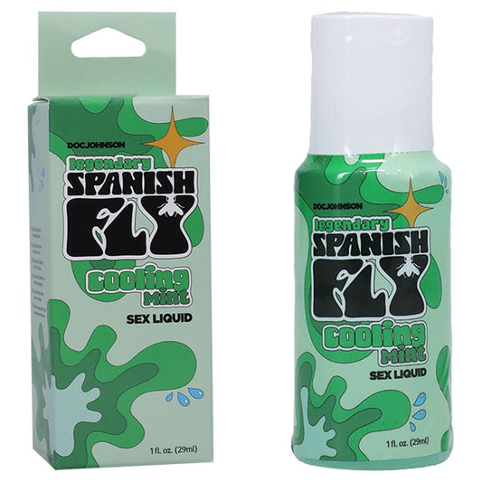 Spanish Fly Sex Liquid - Cooling Mint - Aphrodisiac Enhancer - 29 ml Bottle - Pleasure Den