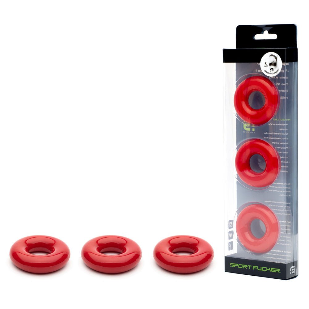 Sport Fucker Rubber Cockring - Cock Ring - Pleasure Den