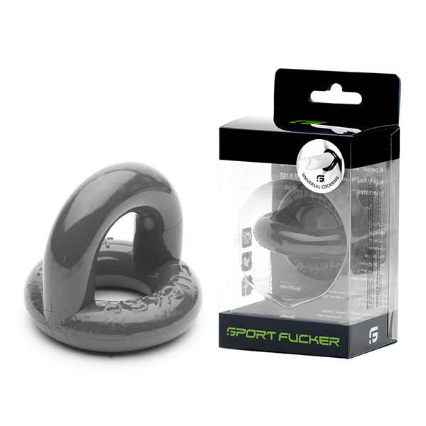 Sport Fucker Universal Cock Ring - Grey Cock & Balls Ring - Pleasure Den