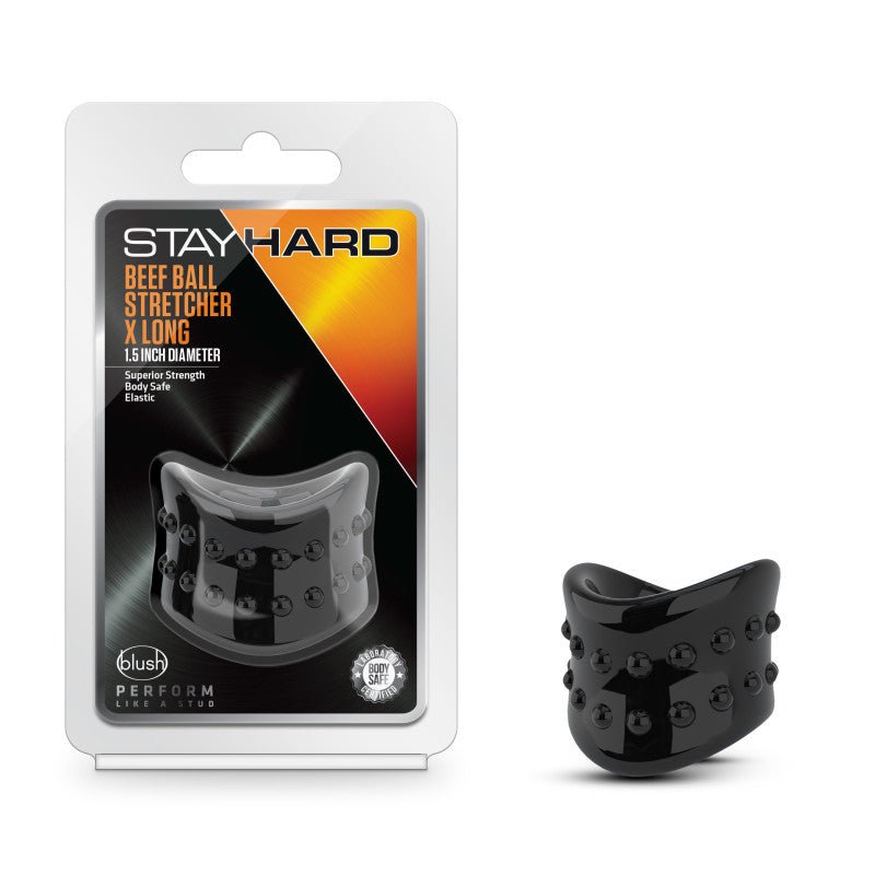 Stay Hard Beef Ball Stretcher X Long - Ball Stretcher Ring - Pleasure Den
