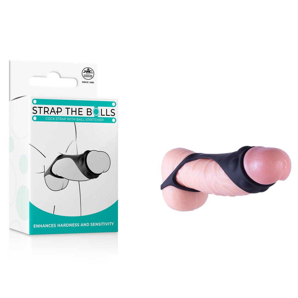 Strap The Balls - Cock Strap with Ball Stretcher - Pleasure Den