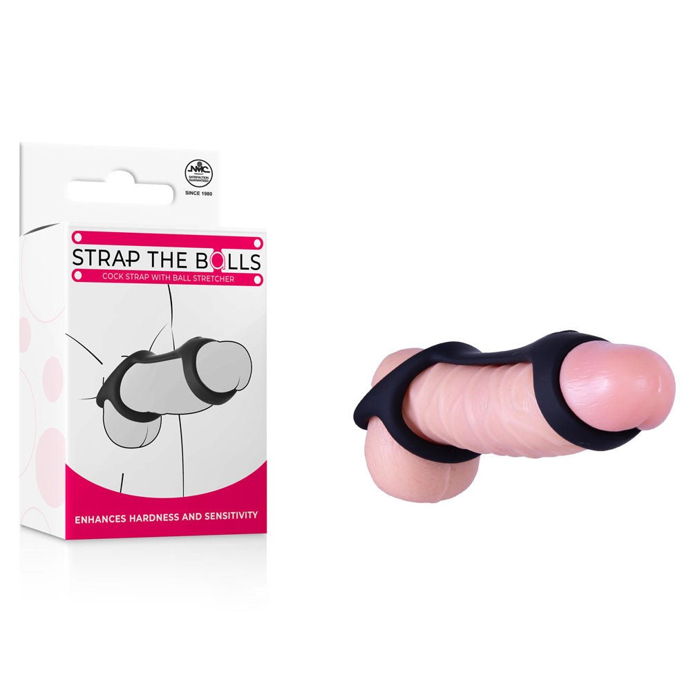Strap The Balls - Cock Strap with Ball Stretcher - Pleasure Den