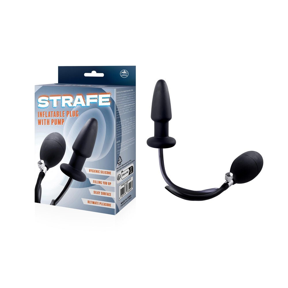 Strife - Inflatable Butt Plug with Hand Pump - Pleasure Den