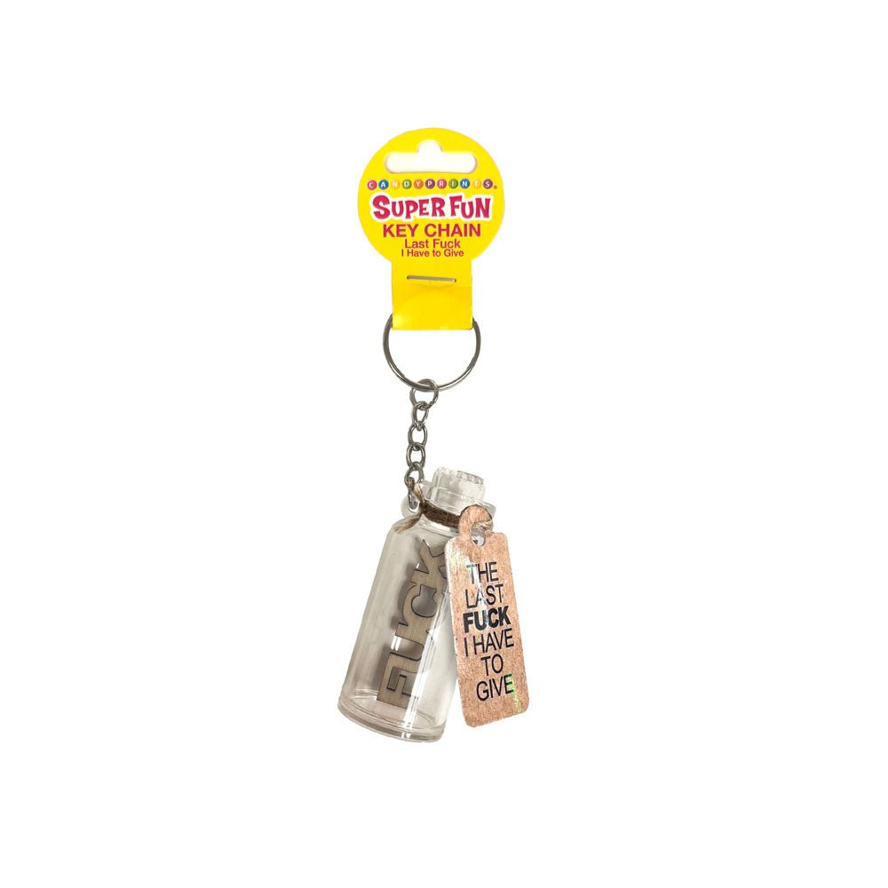 Super Fun Key Chain - Last Fuck I Have To Give - Novelty Keychain - Pleasure Den