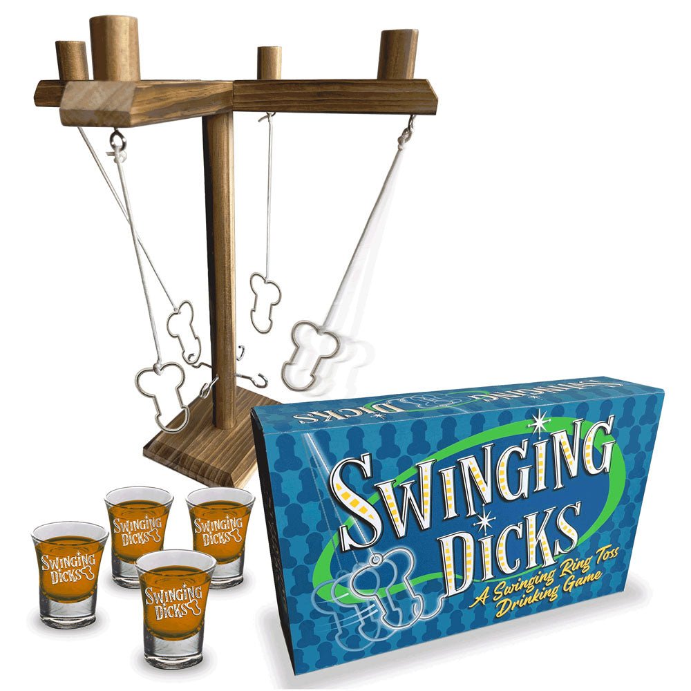 Swinging Dicks - Swinging Ring Toss Drinking Game - Pleasure Den