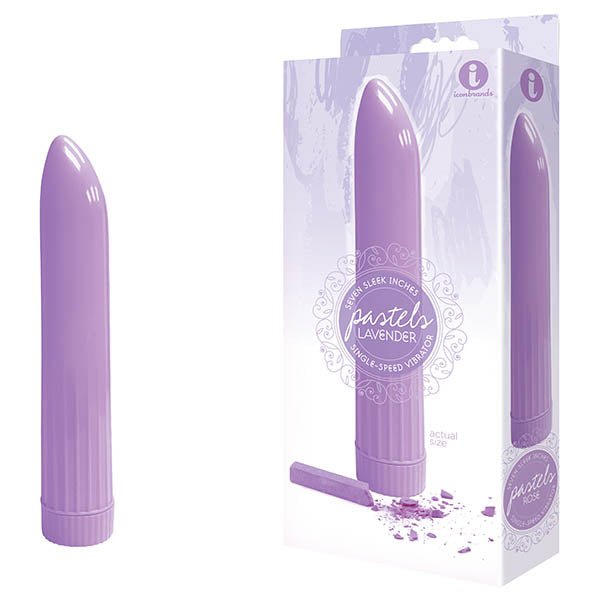 The 9's Pastel Vibes - Lavender 17.8 cm (7'') Vibrator - Pleasure Den