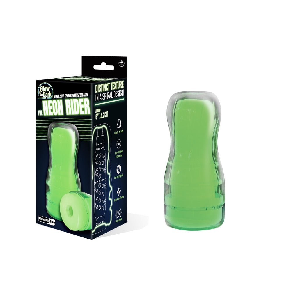 The Neon Rider - Glow in Dark 15.2 cm Stroker - Pleasure Den