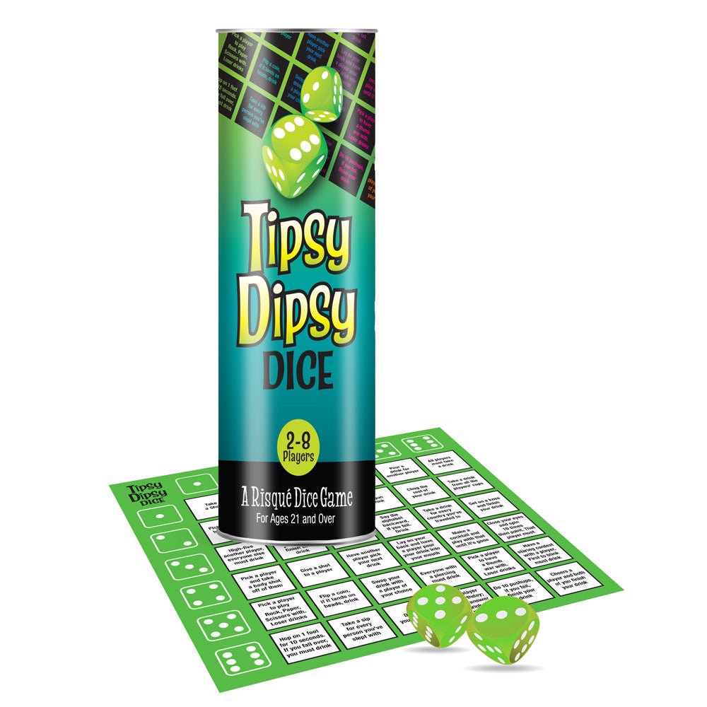 Tipsy Dipsy Dice - Drinking Game for Parties - Pleasure Den