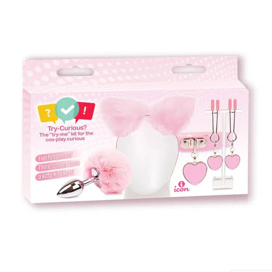 Try-Curious Kitty Kit - Cosplay Kit - 5 Piece Set - Pleasure Den